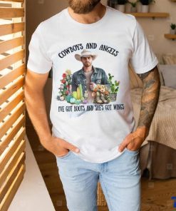 Dustin Lynch Cowboys And Angels I’ve Got Boots And She’s Got Wings T Shirt