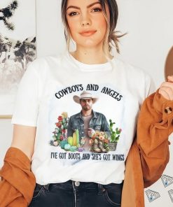 Dustin Lynch Cowboys And Angels I’ve Got Boots And She’s Got Wings T Shirt