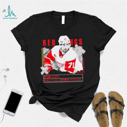 Dylan Larkin number 71 Detroit Red Wings ice hockey player pose paper gift shirt