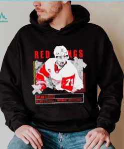 Dylan Larkin number 71 Detroit Red Wings ice hockey player pose paper gift shirt