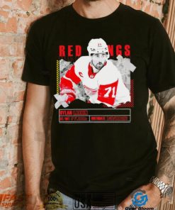 Dylan Larkin number 71 Detroit Red Wings ice hockey player pose paper gift shirt