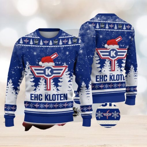 EHC Kloten 3D Printed Sweater Gift For Men And Women Ugly Christmas Sweater