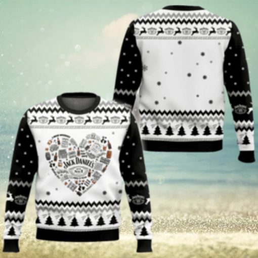 EJack Daniel’s Heart Ugly Sweater For Men And Women Fans Gift Holidays