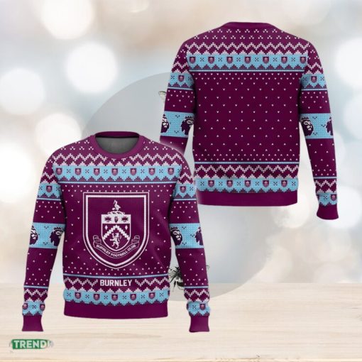 EPL Burnley Christmas Sweater New Fashion Gift For Men And Women Fans