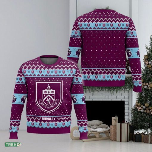 EPL Burnley Christmas Sweater New Fashion Gift For Men And Women Fans