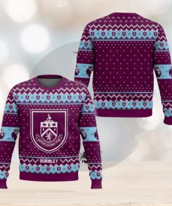 EPL Burnley Design Christmas Knitted Sweater For Fans