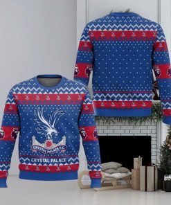 EPL Crystal Palace Christmas Sweater New Fashion Gift For Men And Women Fans