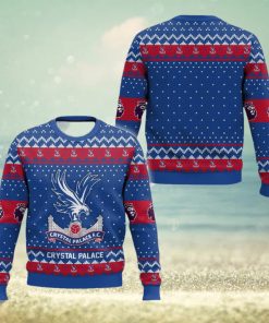 EPL Crystal Palace Style Xmas Ugly 3D Sweater For Men And Women