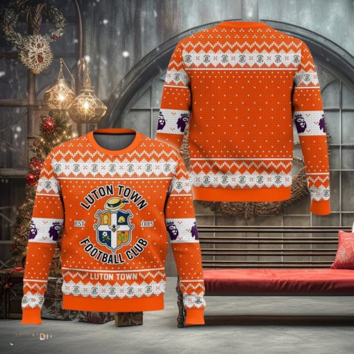 EPL Luton Town Christmas Sweater New Fashion Gift For Men And Women Fans