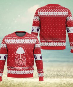 EPL Nottingham Forest Design Christmas Ugly Sweater For Men And Women