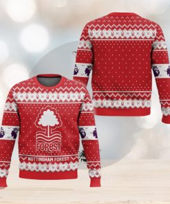 EPL Nottingham Forest Design Christmas Ugly Sweater For Men And Women