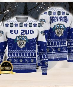 EV Zug Ugly Christmas Sweater Logo Custom Name Gift Fans