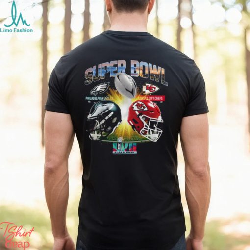 Eagles VS Kansas T Shirt, Super Bowl LVII T Shirt