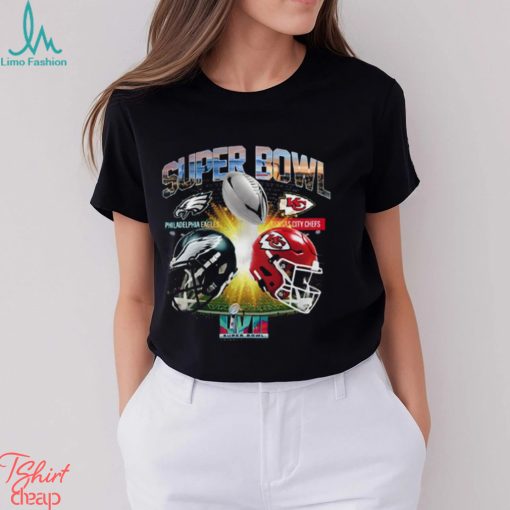 Eagles VS Kansas T Shirt, Super Bowl LVII T Shirt