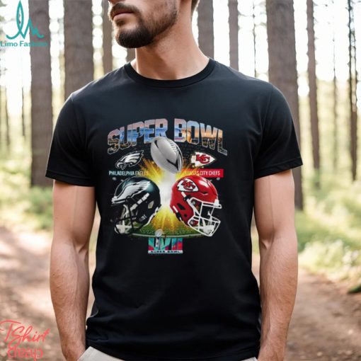 Eagles VS Kansas T Shirt, Super Bowl LVII T Shirt