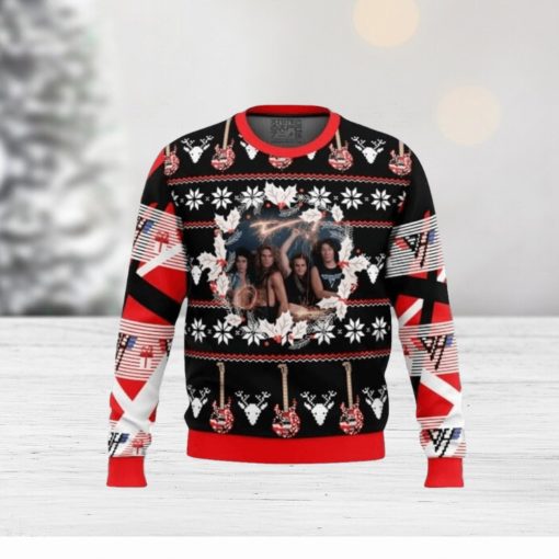 Eddie Van Halen Ugly Christmas Sweaters For Men And Women