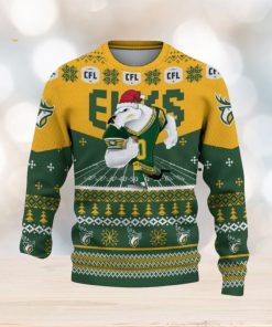 Edmonton Eskimos Custom Name 3D Sweater Funny Gift For Men And Women Fans Christmas