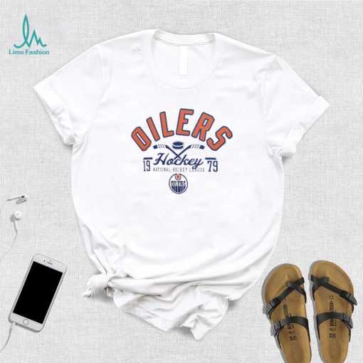 Edmonton Oilers Starter White Puck T Shirt