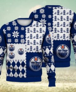 Edmonton Oilers Ugly Christmas Sweater Ice Hockey NHL Fans Gift For Men And Women