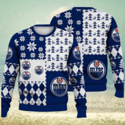 Edmonton Oilers Ugly Christmas Sweater Ice Hockey NHL Fans Gift For Men And Women