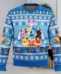 Eeveelution Pokemon Ugly Christmas Sweater