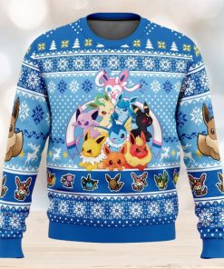 Eeveelution Pokemon Ugly Christmas Sweater