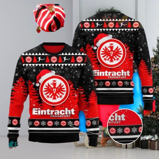 Eintracht Frankfurt 3D Christmas Sweater 2023