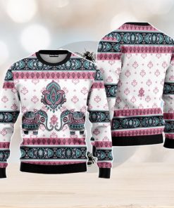 Elephant Christmas Unisex Ugly Sweater