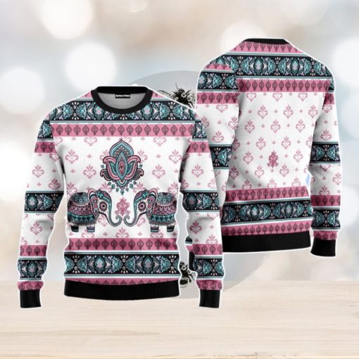 Elephant Christmas Unisex Ugly Sweater