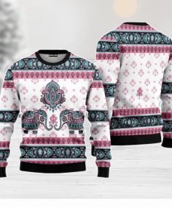 Elephant Christmas Unisex Ugly Sweater