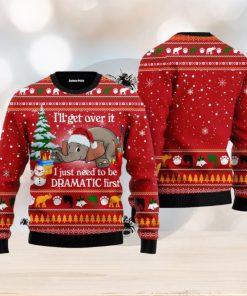 Elephant I ‘ll Get Over It Ugly Christmas Sweater For Men And Women