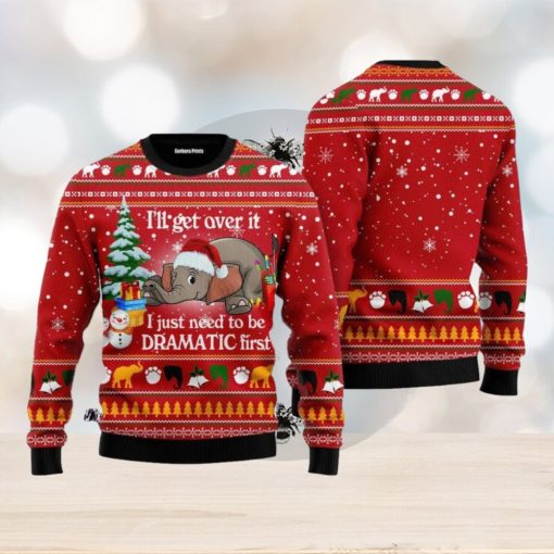 Elephant I ‘ll Get Over It Ugly Christmas Sweater For Men And Women