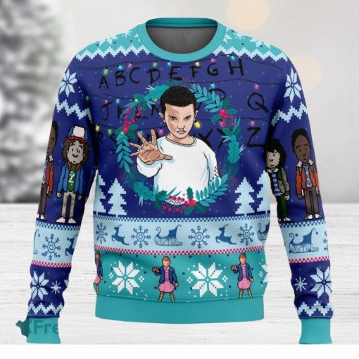 Eleven Stranger Things Ugly Christmas Sweaters 3D Super Hot