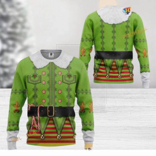 Elf Christmas Funniest Ugly Sweater, Creative Gift for Friends & Family