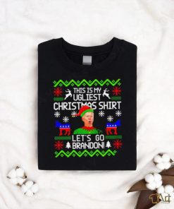 Elf Joe Biden This is my Ugliest Christmas shirt let’s go Brandon shirt