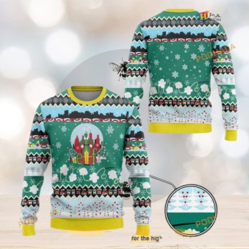 Elf Movie Funny Xmas Sweater, Funniest Ugly Christmas Buddy Hobbs Design