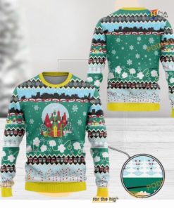 Elf Movie Funny Xmas Sweater, Funniest Ugly Christmas Buddy Hobbs Design