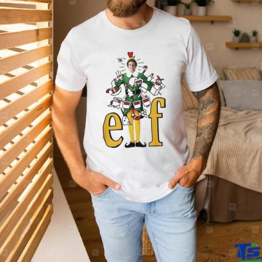 Elf Sketch Christmas T Shirt