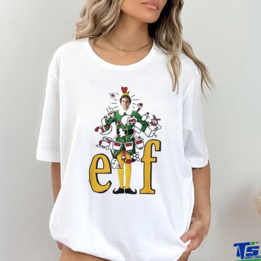 Elf Sketch Christmas T Shirt