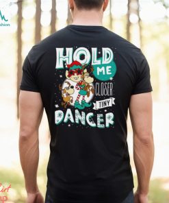 Elf and reindeer hold me closer Tiny Dancer Christmas tee shirt