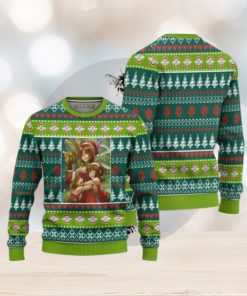 Elpeo Ple x Ple Two x Marida Anime Ugly Christmas Sweater Custom Gundam Xmas Gift