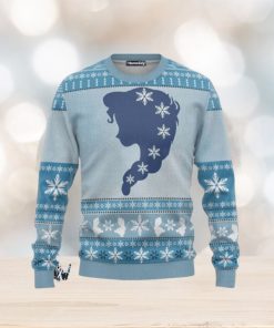 Elsa Blue Christmas Ugly Christmas Sweater