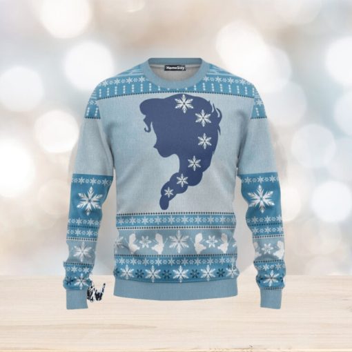 Elsa Blue Christmas Ugly Christmas Sweater