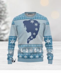 Elsa Blue Christmas Ugly Christmas Sweater