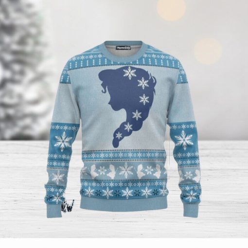 Elsa Blue Christmas Ugly Christmas Sweater