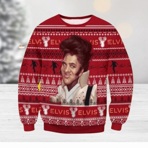 Elvis Christmas Ugly Sweater V2 Gift For Men And Women