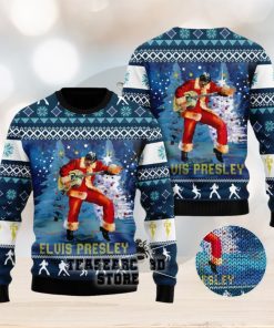 Elvis Presley 3D Ugly Christmas Sweater