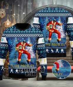 Elvis Presley 3D Ugly Christmas Sweater