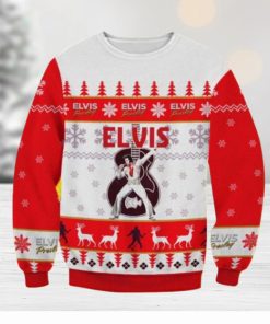 Elvis Presley Christmas Ugly Sweater V1 Gift For Men And Women