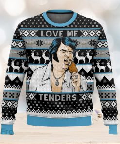 Elvis Presley Love Me Tenders Funny All Over Printed Ugly Christmas Sweater 2023 Christmas Gift Ideas Holiday Gift